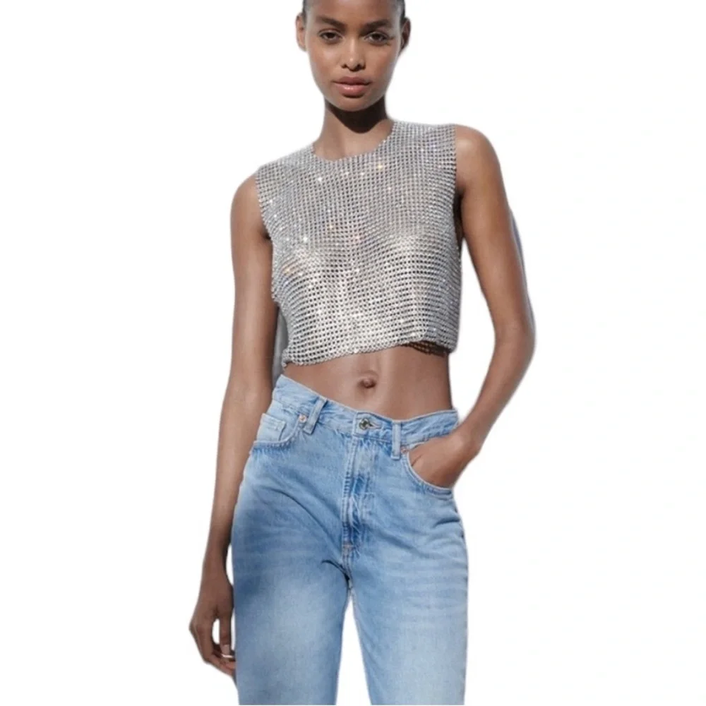 House Of Harlow, 1960 Diamond Open Back Crop Top